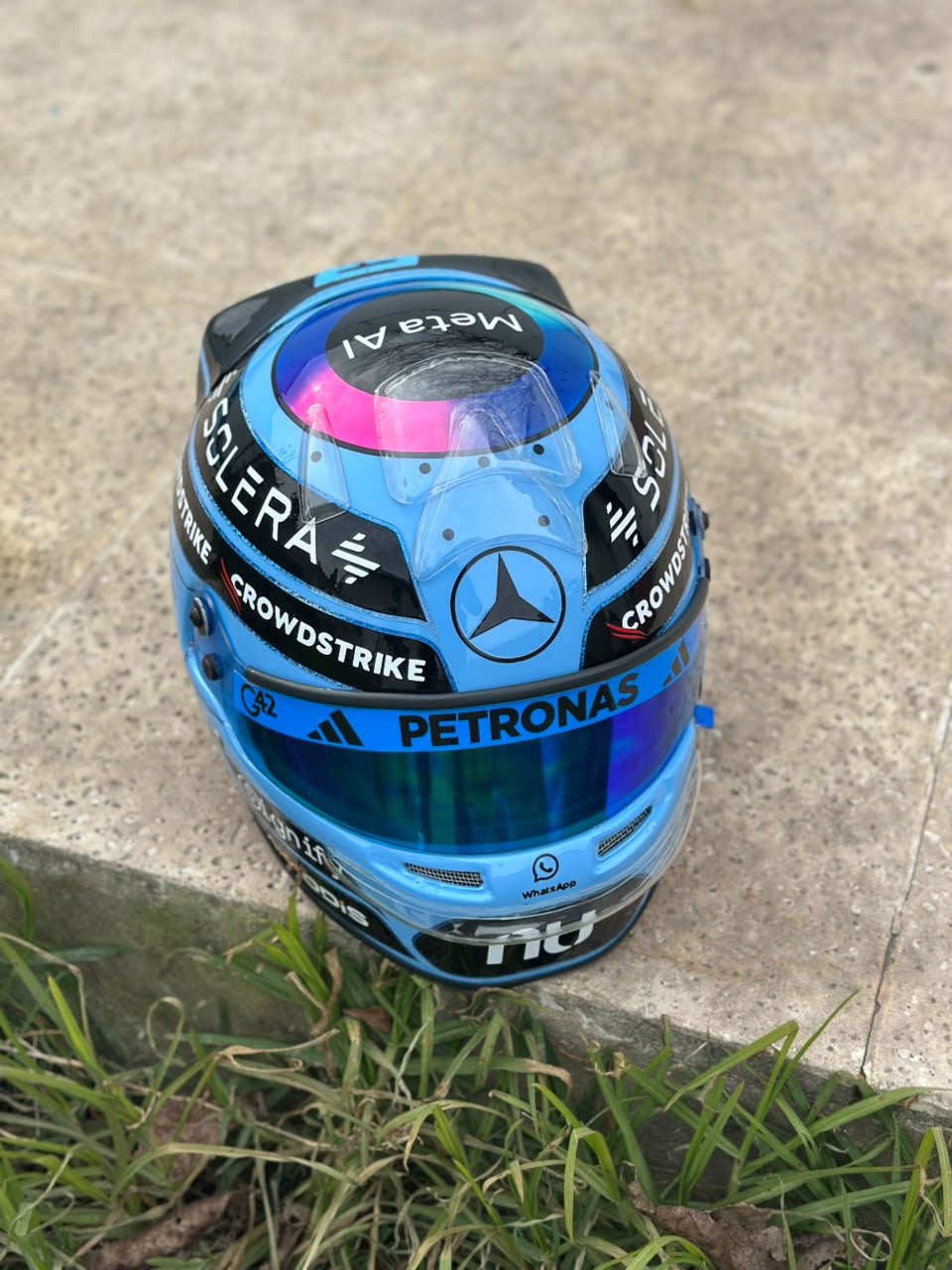 🏁 George Russell 2026 Helmet 💙