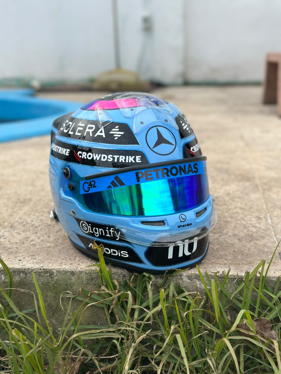 🏁 George Russell 2026 Helmet 💙