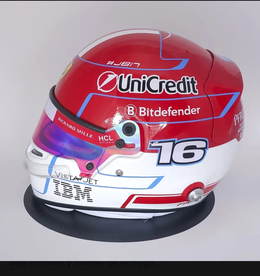 🏎️ Casco Réplica Charles Leclerc Ferrari F1 2025