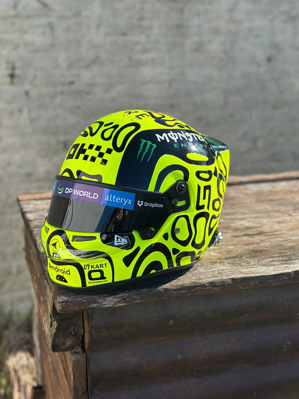 Lando Norris 2025 Formula 1 Helmet Replica | 1:1 Handmade Display Helmet