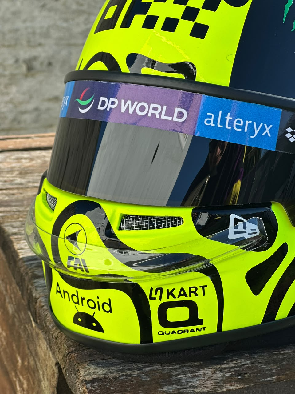 Lando Norris 2025 Formula 1 Helmet Replica | 1:1 Handmade Display Helmet