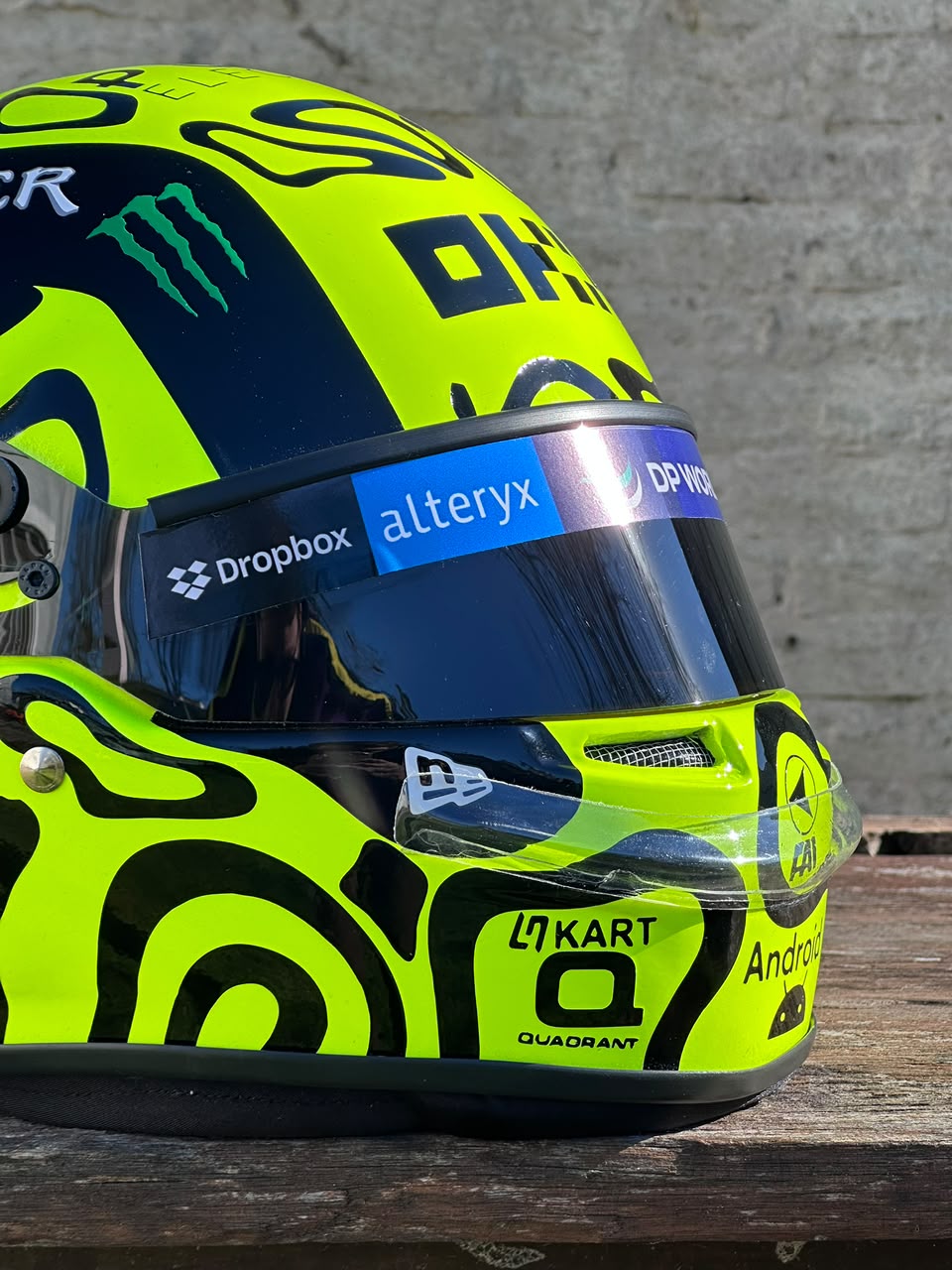 Lando Norris 2025 Formula 1 Helmet Replica | 1:1 Handmade Display Helmet