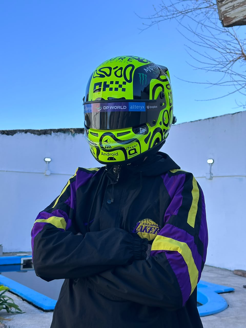 Lando Norris 2025 Formula 1 Helmet Replica | 1:1 Handmade Display Helmet