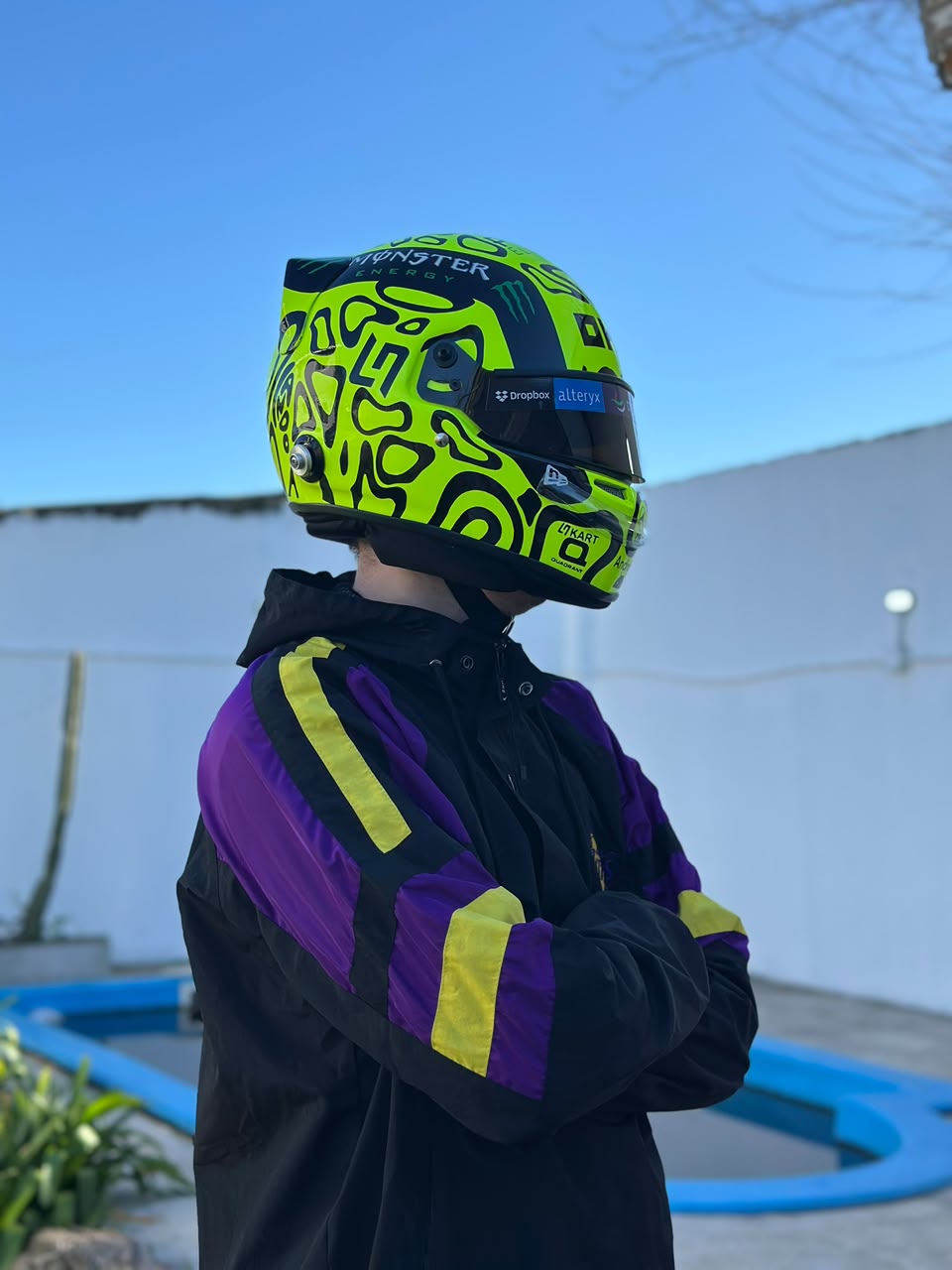 Lando Norris 2025 Formula 1 Helmet Replica | 1:1 Handmade Display Helmet