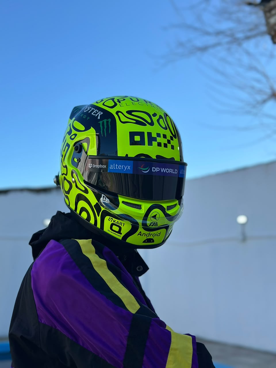 Lando Norris 2025 Formula 1 Helmet Replica | 1:1 Handmade Display Helmet