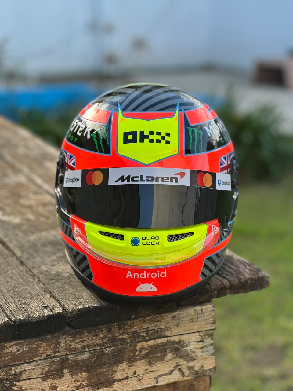 Oscar Piastri 2025 F1 Helmet Replica | 1:1 Decorative Display Helmet