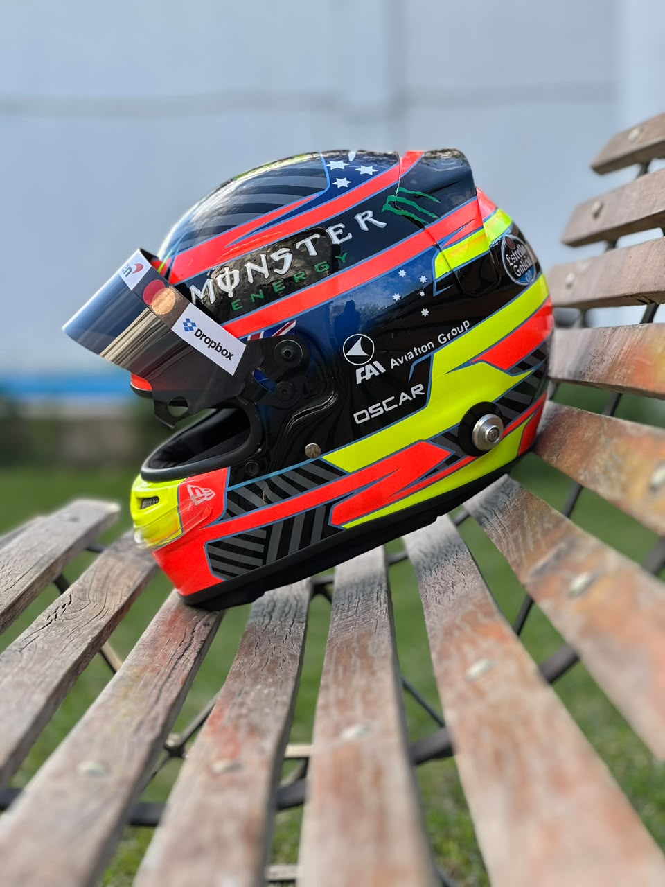 Oscar Piastri 2025 F1 Helmet Replica | 1:1 Decorative Display Helmet