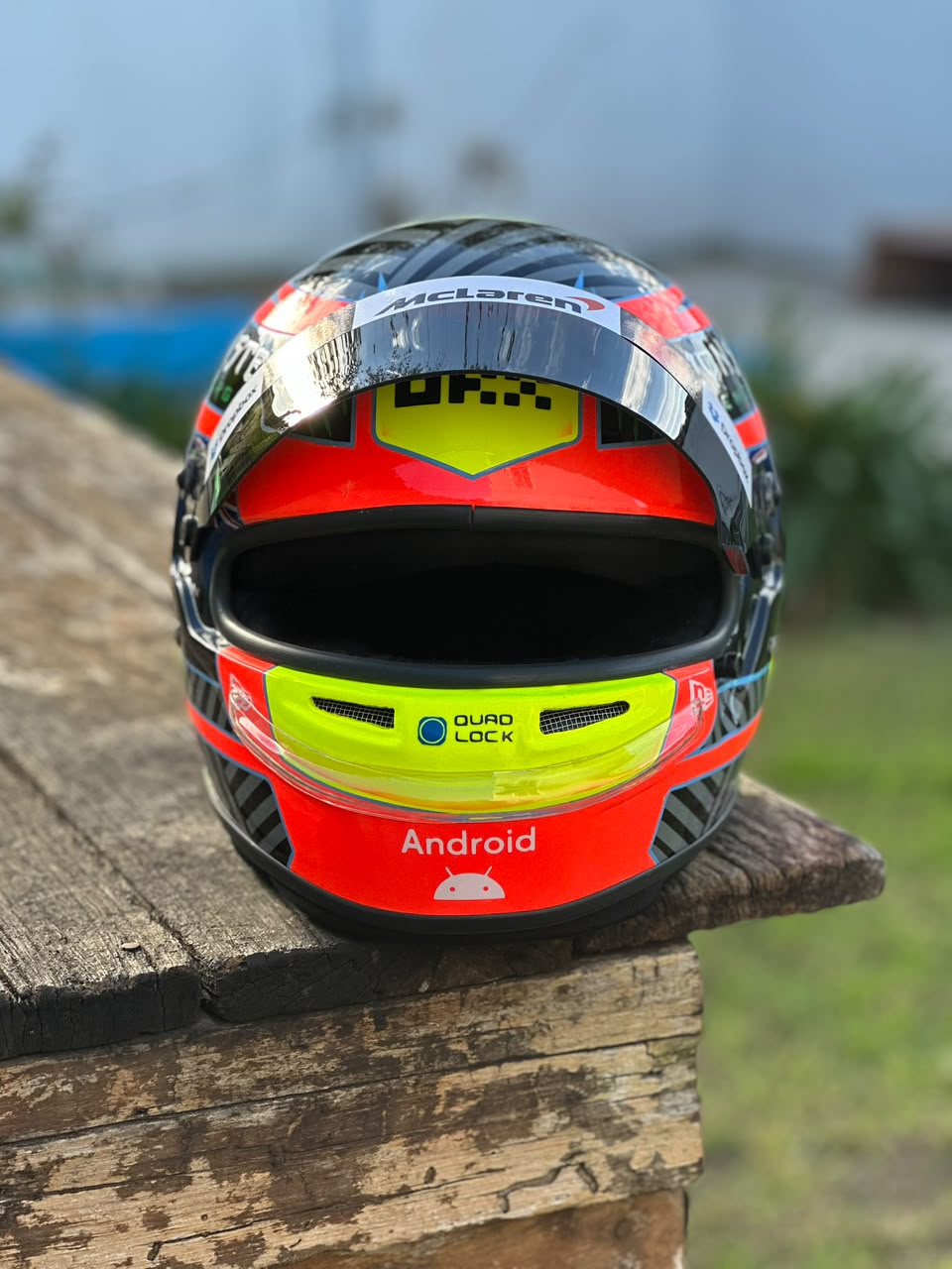 Oscar Piastri 2025 F1 Helmet Replica | 1:1 Decorative Display Helmet