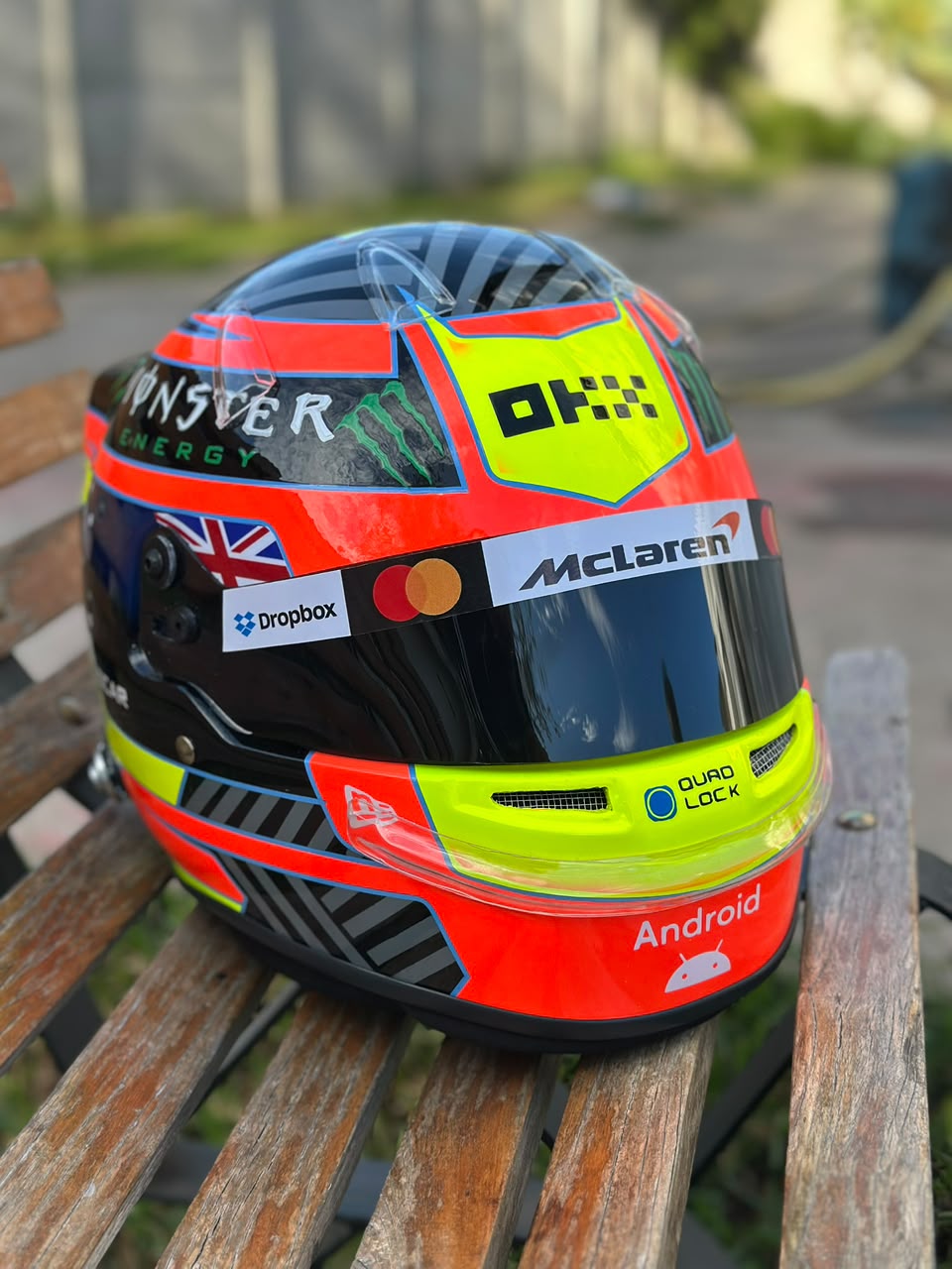 Oscar Piastri 2025 F1 Helmet Replica | 1:1 Decorative Display Helmet
