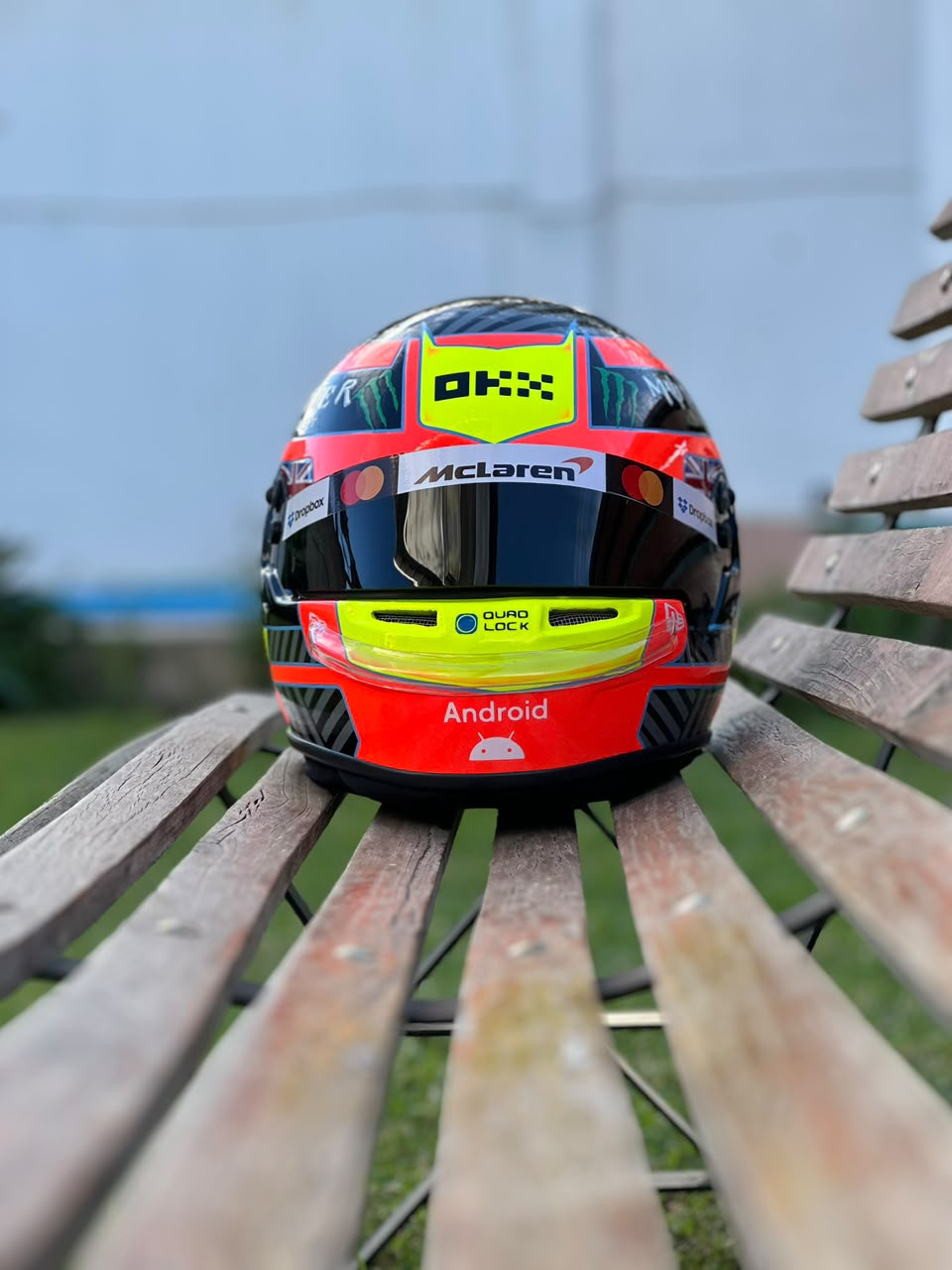 Oscar Piastri 2025 F1 Helmet Replica | 1:1 Decorative Display Helmet