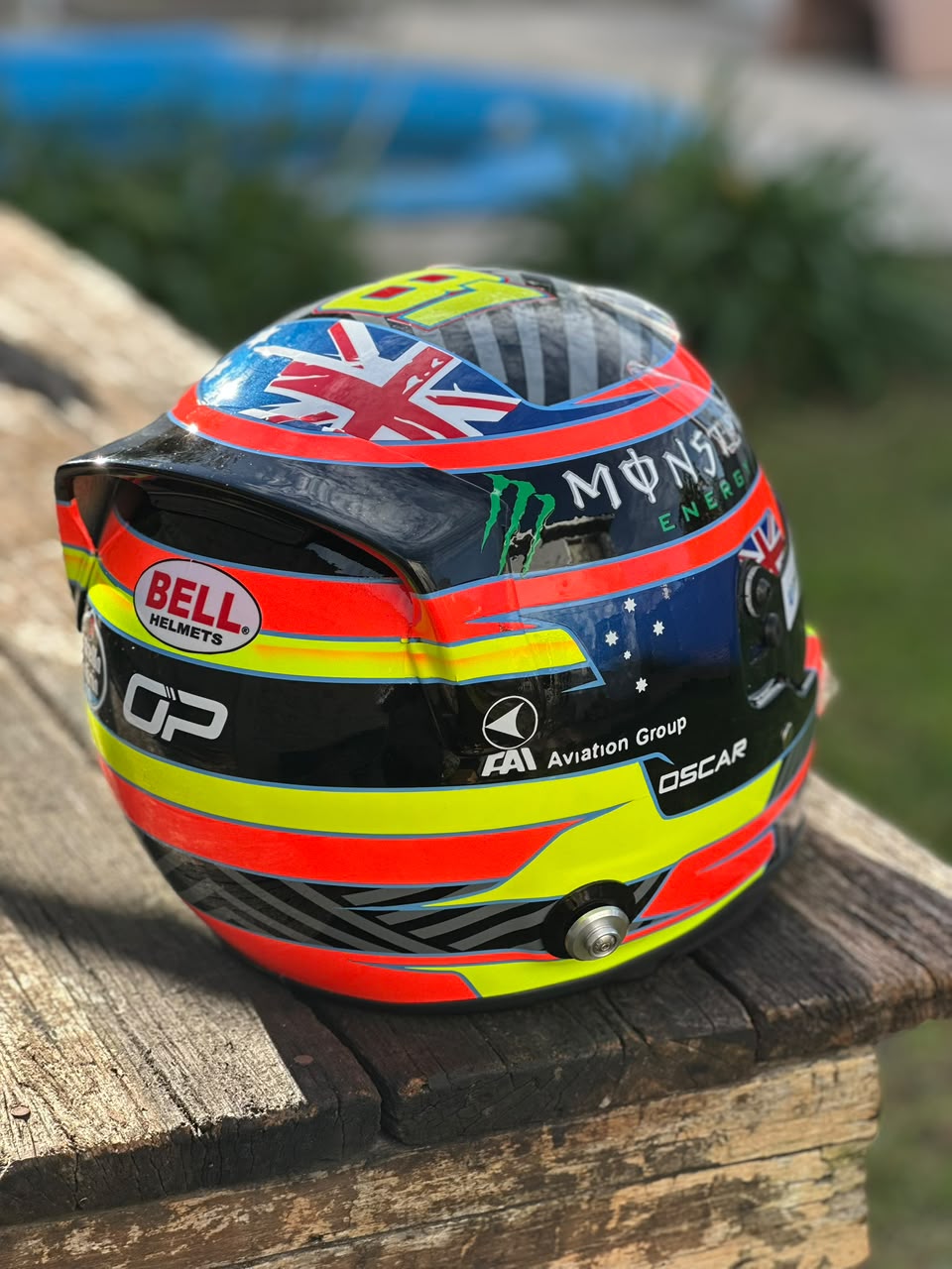 Oscar Piastri 2025 F1 Helmet Replica | 1:1 Decorative Display Helmet