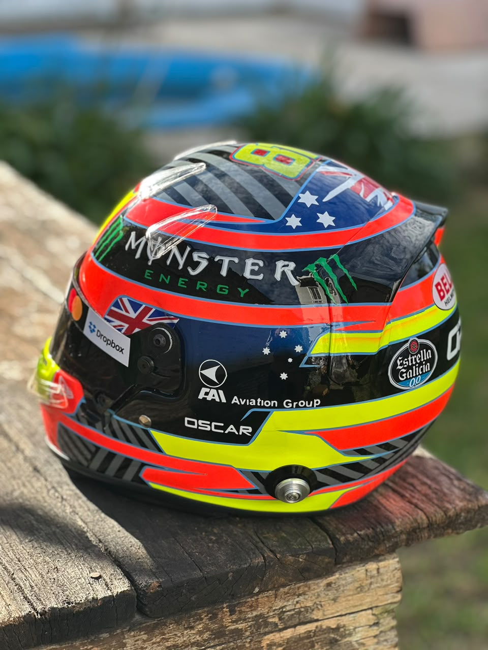Oscar Piastri 2025 F1 Helmet Replica | 1:1 Decorative Display Helmet