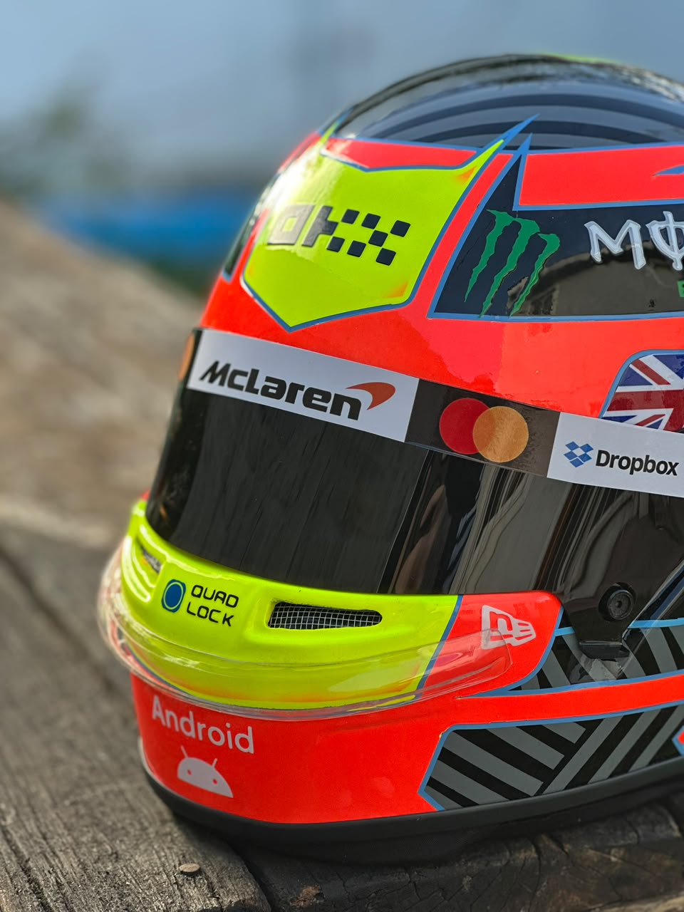 Oscar Piastri 2025 F1 Helmet Replica | 1:1 Decorative Display Helmet