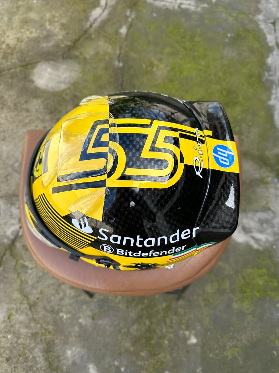 Carlos Sainz 2024 Ferrari F1 Helmet Replica 1:1 – Decorative Display Helmet