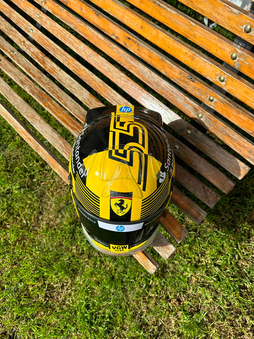 Carlos Sainz 2024 Ferrari F1 Helmet Replica 1:1 – Decorative Display Helmet