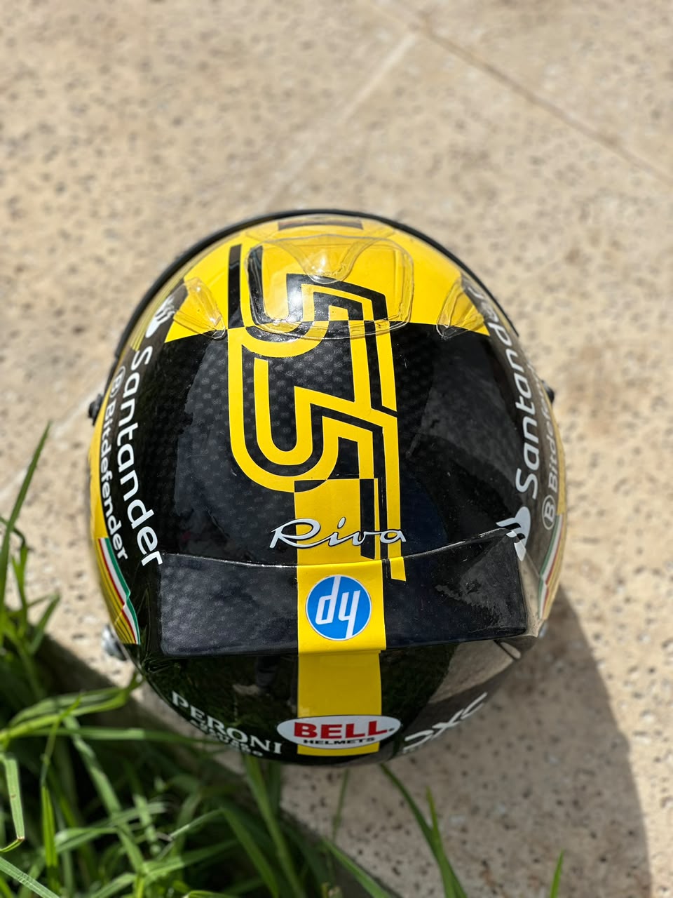 Carlos Sainz 2024 Ferrari F1 Helmet Replica 1:1 – Decorative Display Helmet