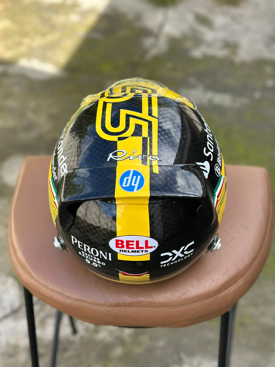 Carlos Sainz 2024 Ferrari F1 Helmet Replica 1:1 – Decorative Display Helmet