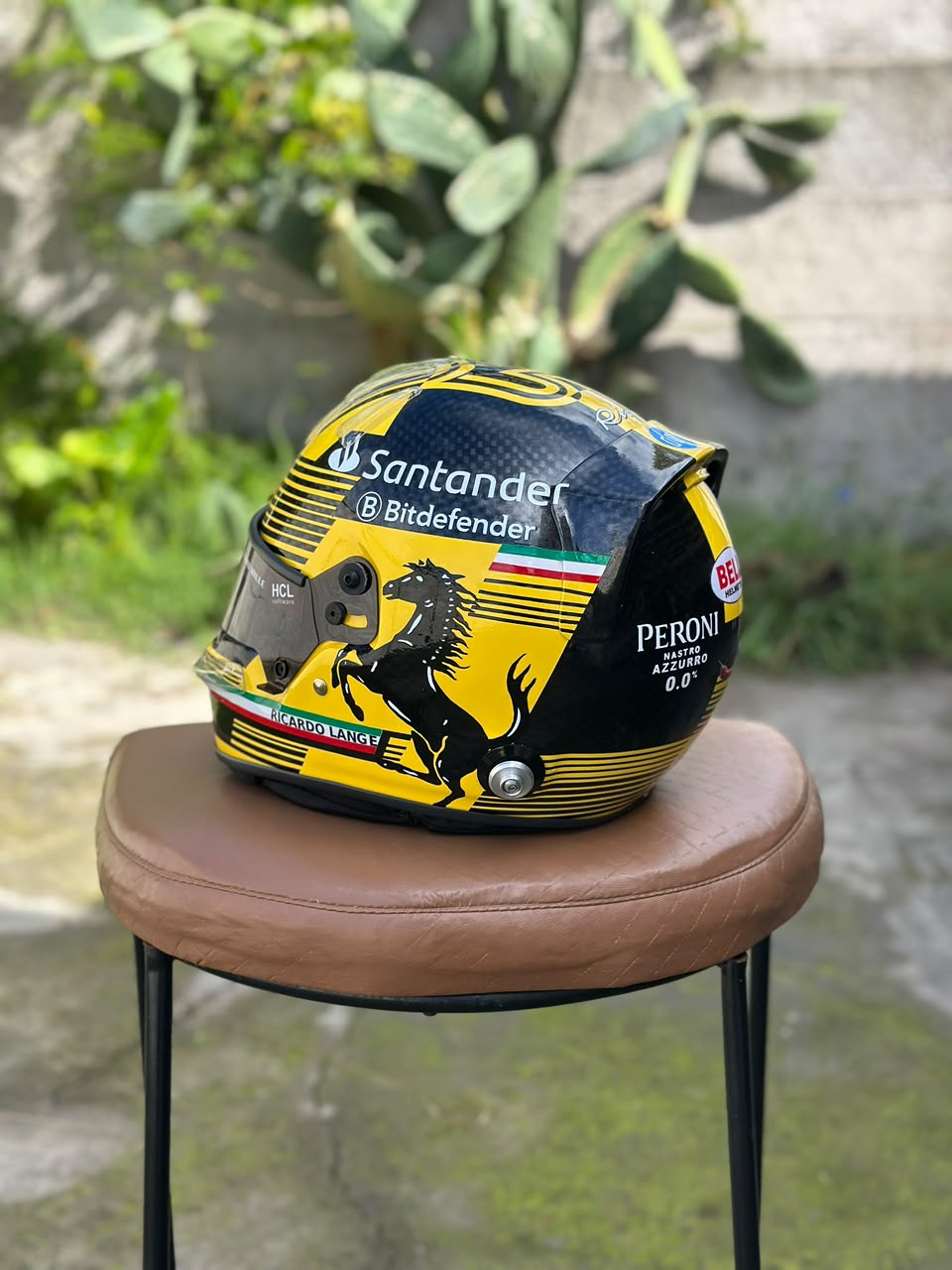 Carlos Sainz 2024 Ferrari F1 Helmet Replica 1:1 – Decorative Display Helmet