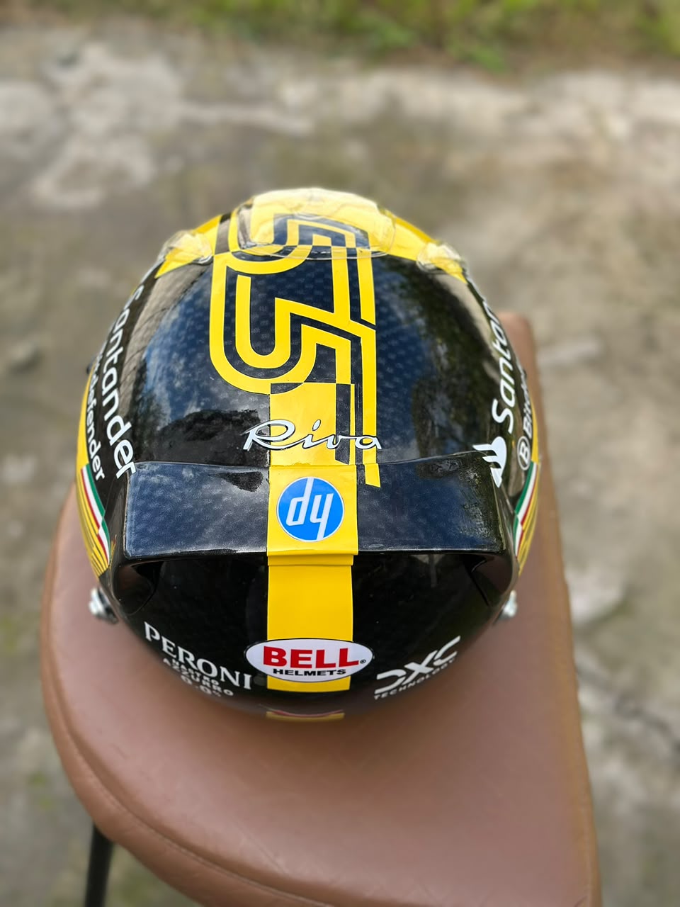 Carlos Sainz 2024 Ferrari F1 Helmet Replica 1:1 – Decorative Display Helmet