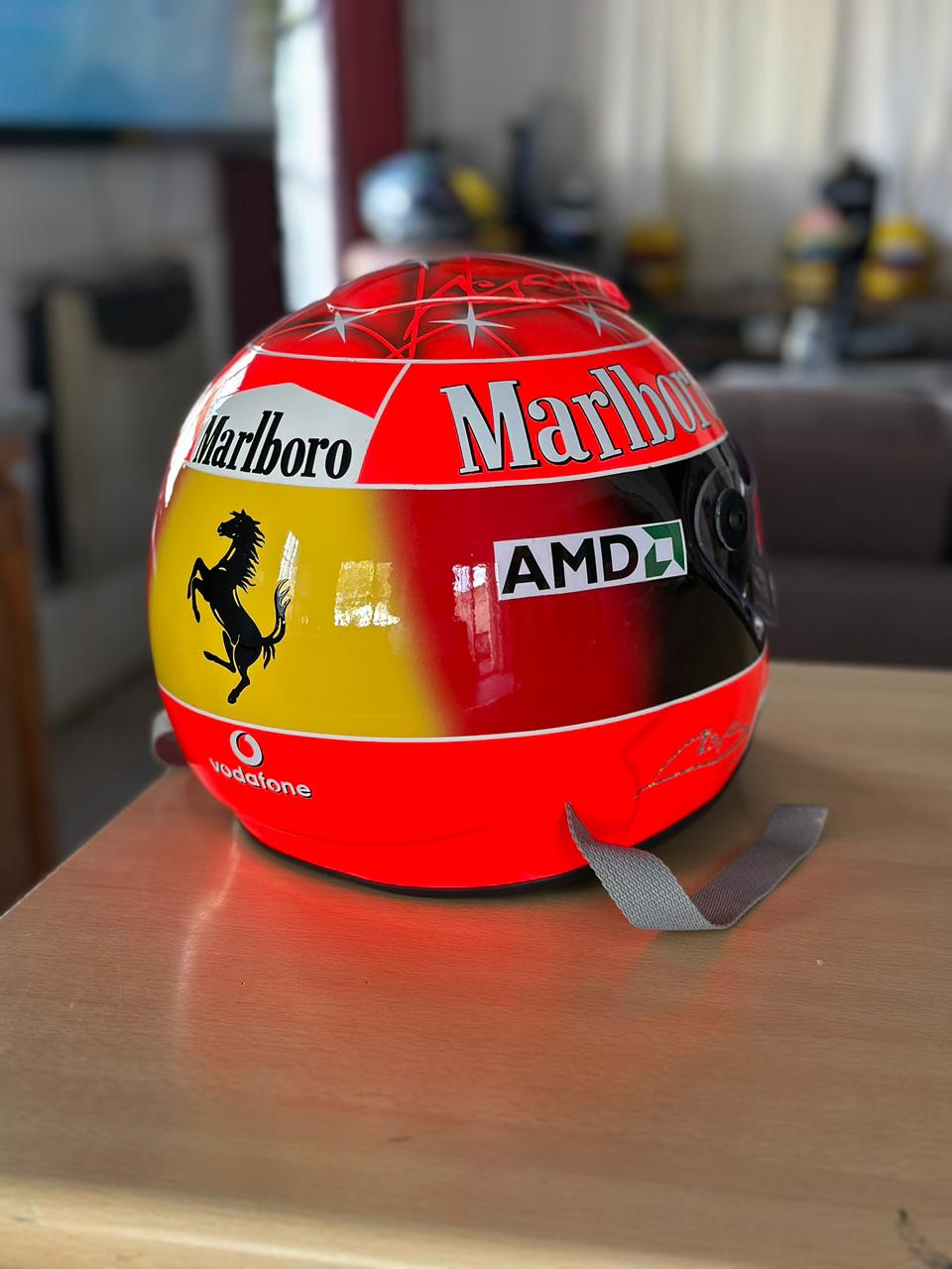 Michael Schumacher 2005 Ferrari F1 Helmet – Full Scale Replica
