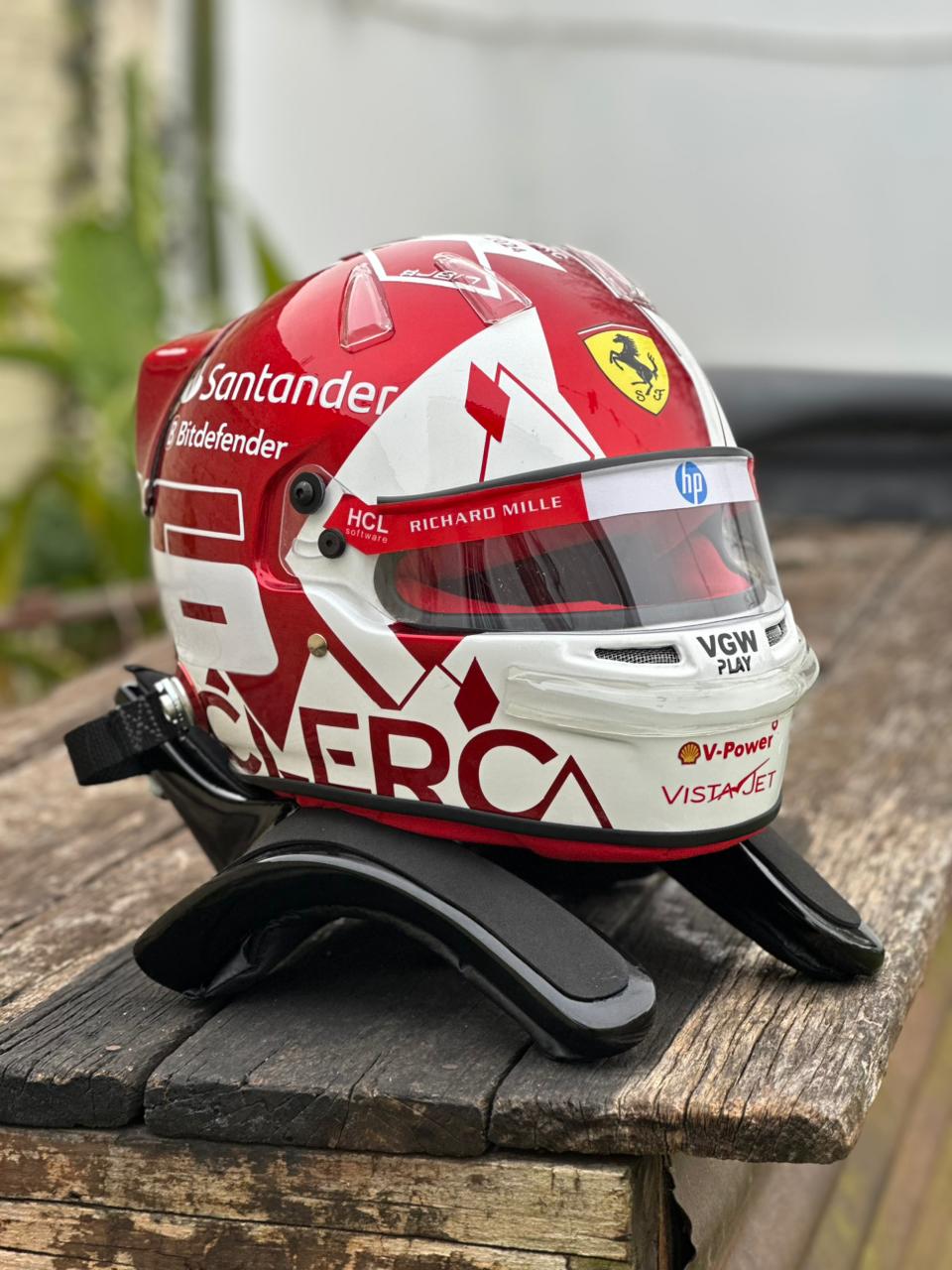 Charles Leclerc Monaco GP 2024 Ferrari F1 Helmet – 1:1 Replica