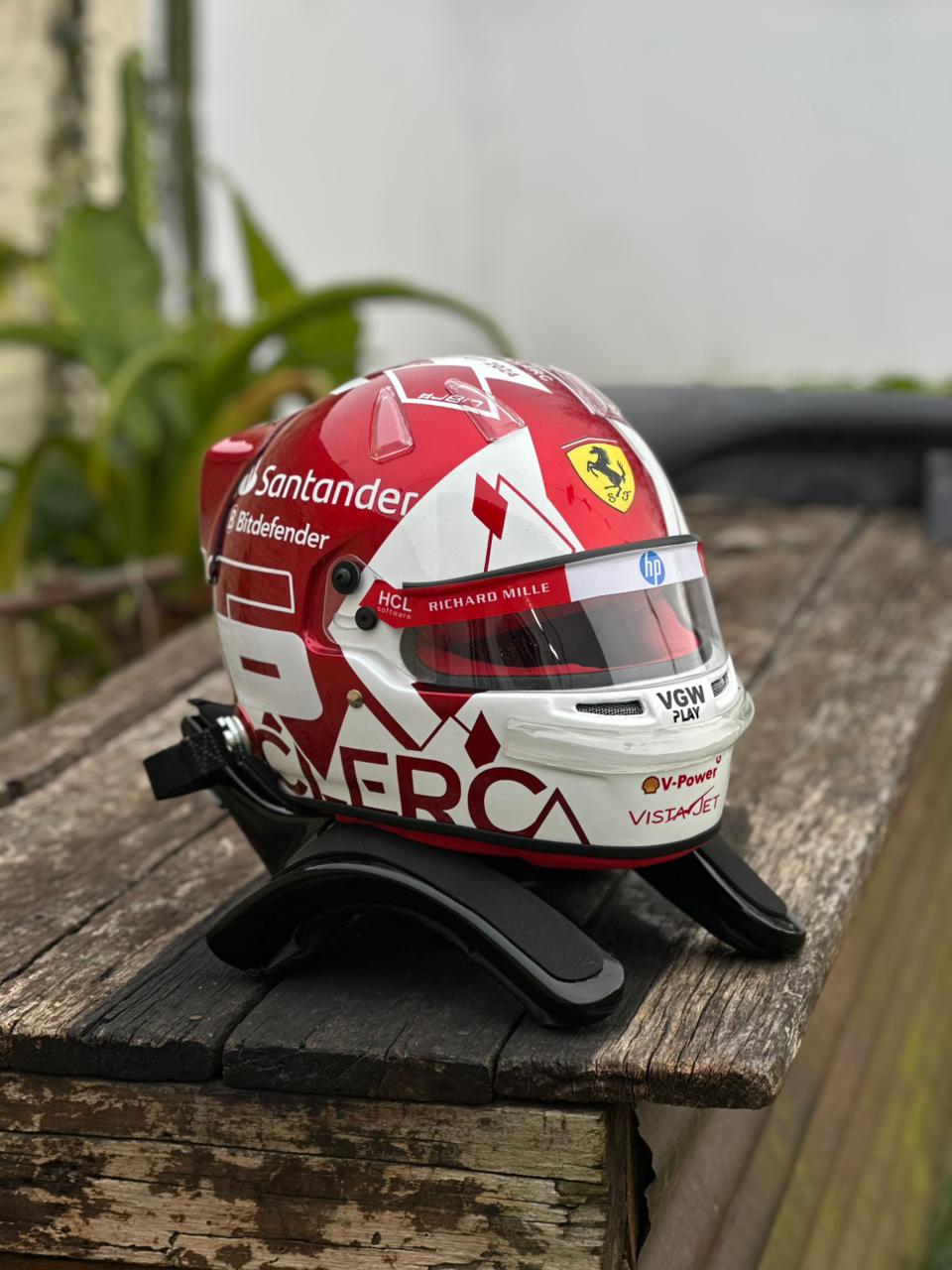 Charles Leclerc Monaco GP 2024 Ferrari F1 Helmet – 1:1 Replica