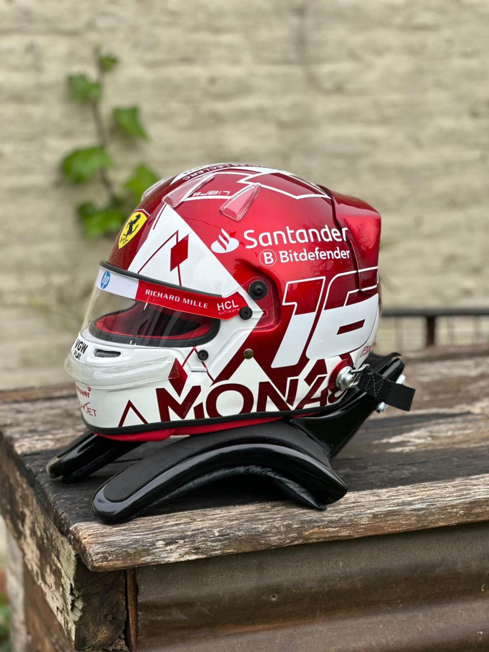 Charles Leclerc Monaco GP 2024 Ferrari F1 Helmet – 1:1 Replica